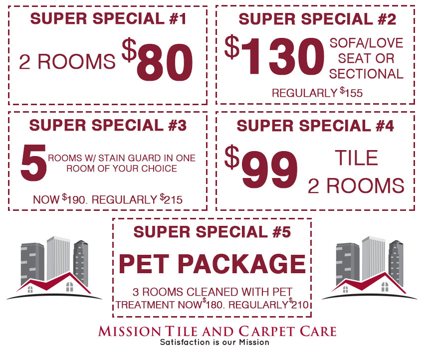 Carpet Cleaning Specials